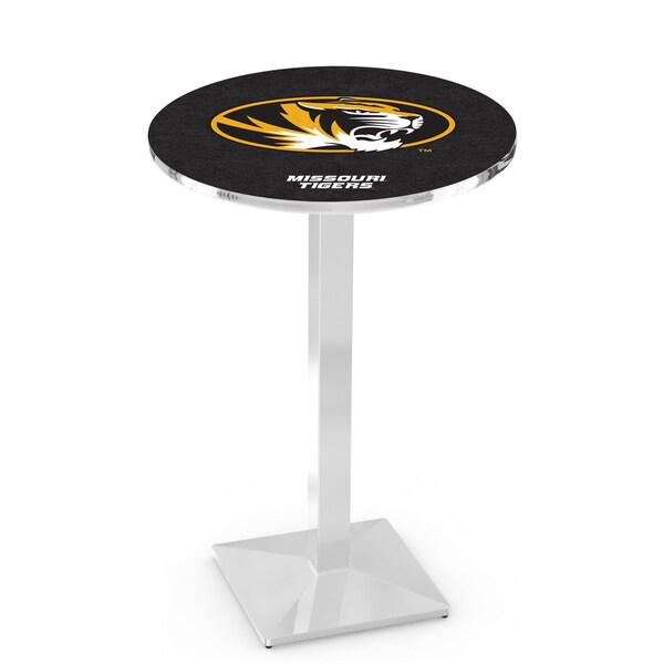 42" Chrome Missouri Pub Table